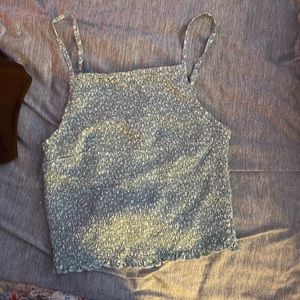 small flower tank top